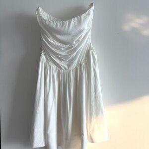 Princess Polly white strapless dress